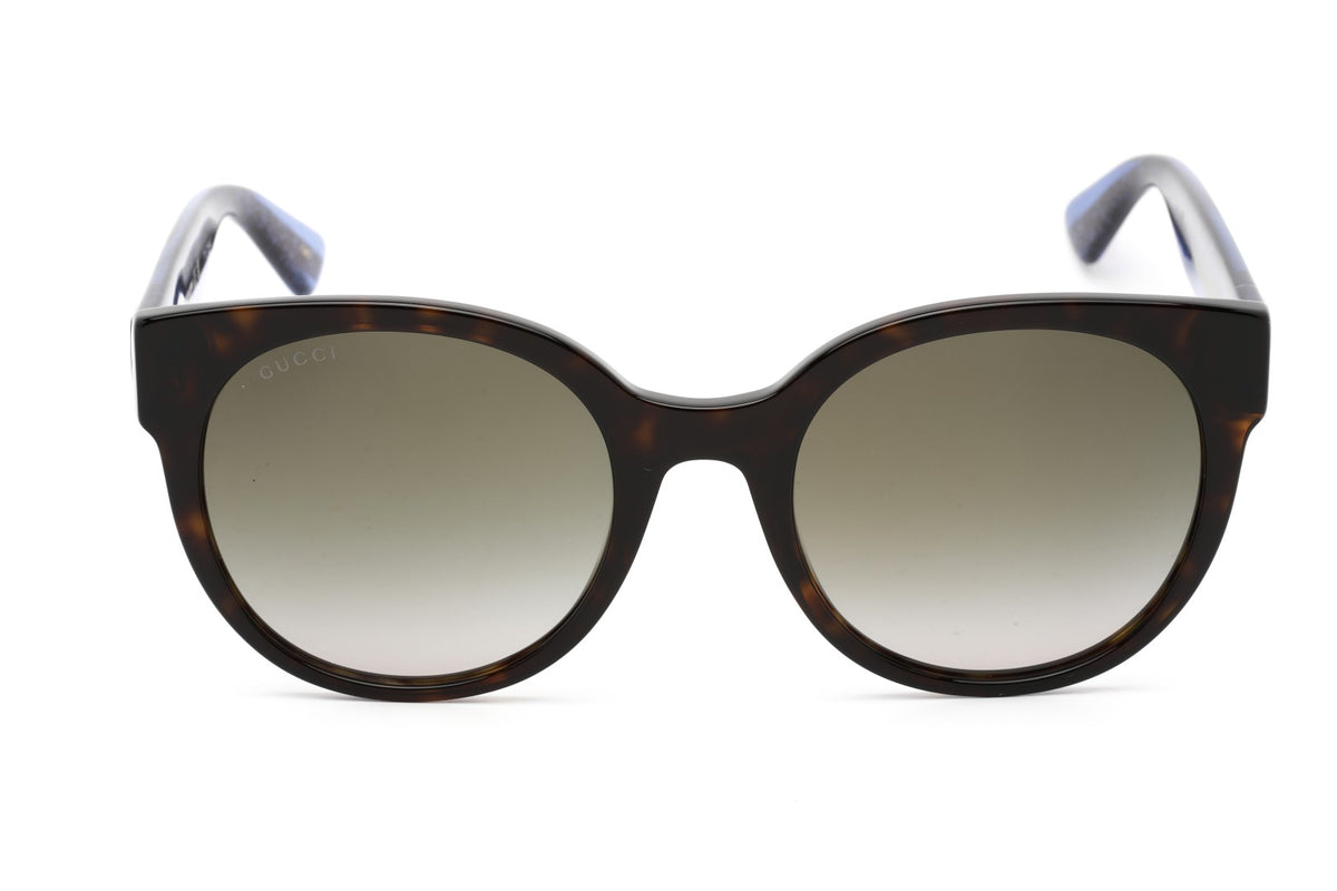 Gucci GG0035SN 004 Havana Blue / Brown Gradient Sunglasses