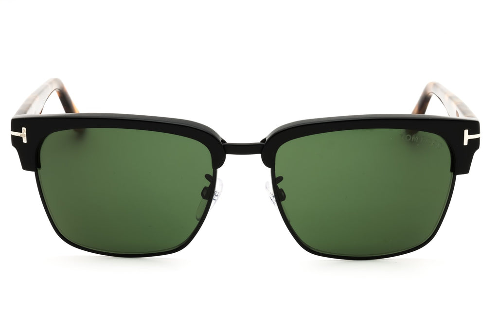 Tom Ford FT0367 02B Black Blonde Havana / Gradient Smoke Sunglasses