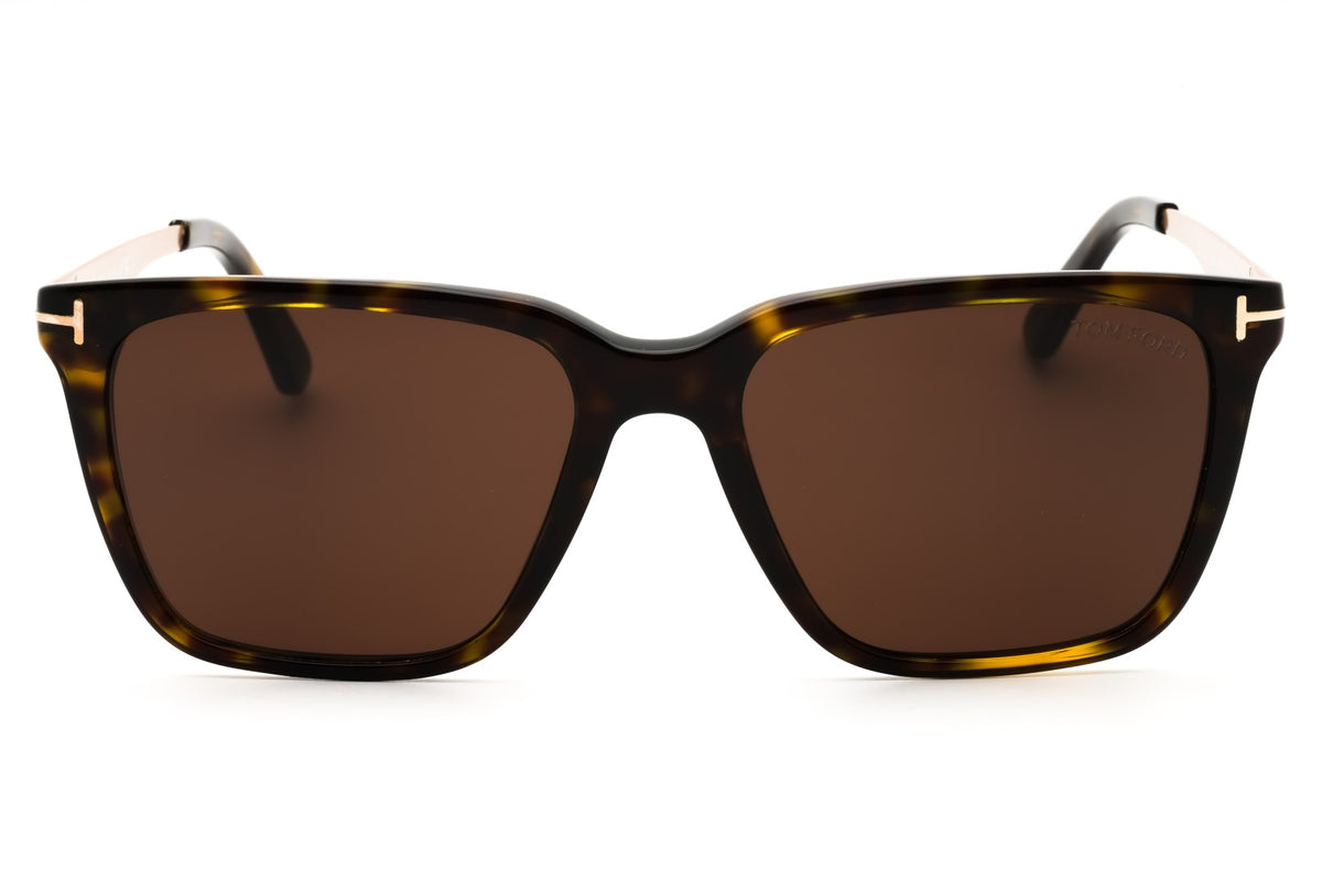 Tom Ford FT0862 52E Dark Havana / Brown Sunglasses