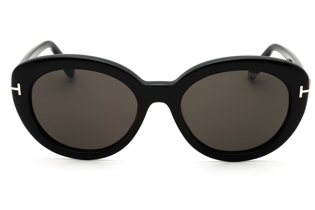 Tom Ford FT1009 01A Shiny Black / Smoke Sunglasses