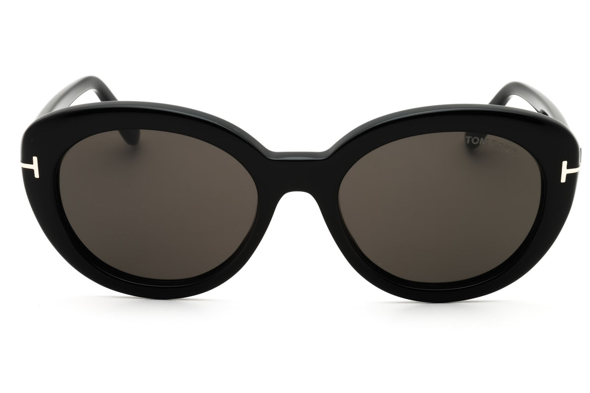 Tom Ford FT1009 01A Shiny Black / Smoke Sunglasses