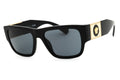SIDE VIEW OF VERSACE OVE4406 IN BLACK